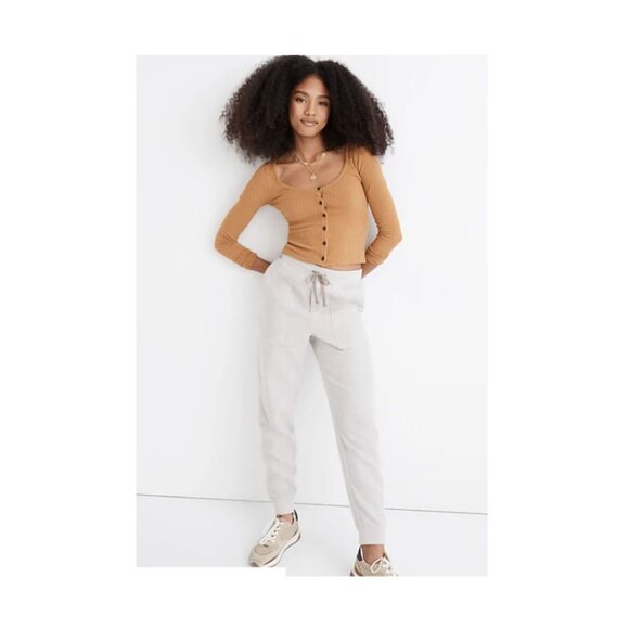 Madewell Womens Waffleback‎ Jogger Sweatpants Size M - Picture 1 of 13